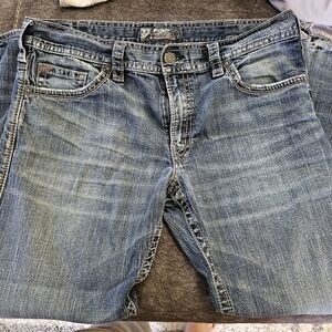 Men's Silver Jeans Size 40x32